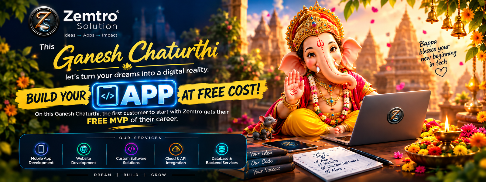Ganesh Chaturthi Offer Banner